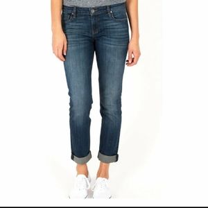 Kut From Cloth Boyfriend Crop Jeans Sz 4